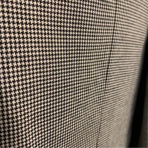 English Manor Sport Coat Blazer Suit Men’s 46R Gray Houndstooth w/ 31X38 Pants - Picture 7 of 12